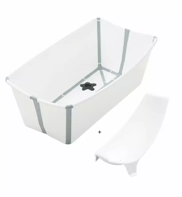 Stokke_FlexiBath_kylpyamme_kylvetystuki_white_wauva - Vauvan kylvettäminen - 531901-PK - 1