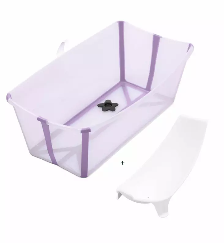 Stokke Flexi Bath lasten kylpyamme kylvetystuki Lavender Wauva - Vauvan kylvettäminen - 531914-PK - 1