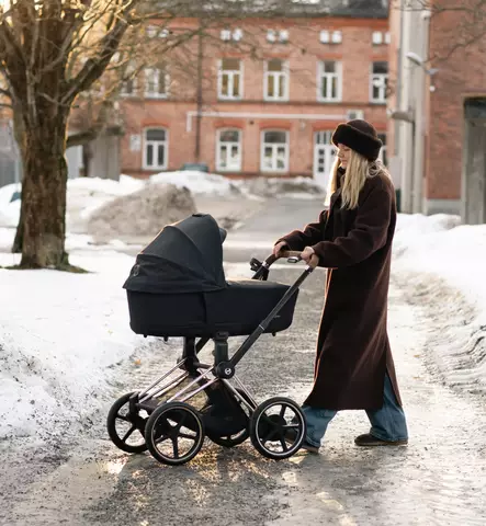 Cybex Priam 4 Lastenvaunut & Coya matkarattaat Starttipaketti sepia black wauva - Yhdistelmävaunut - 521002337-SPCOYBL - 2