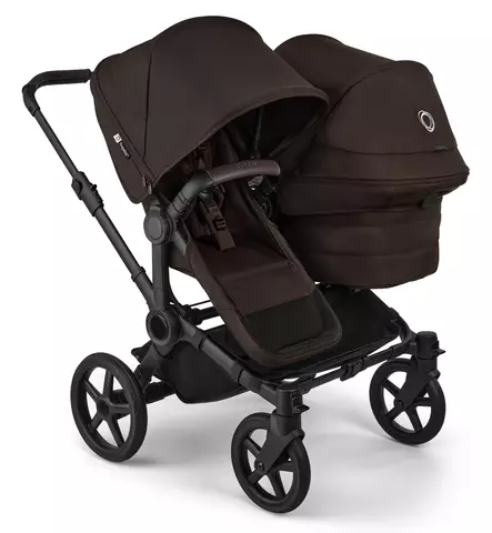 Bugaboo Donkey 6 Double Sisarusvaunut cocoa brown wauva - Kaksos- ja sisarusrattaat - 100370007-PDOUBL - 1