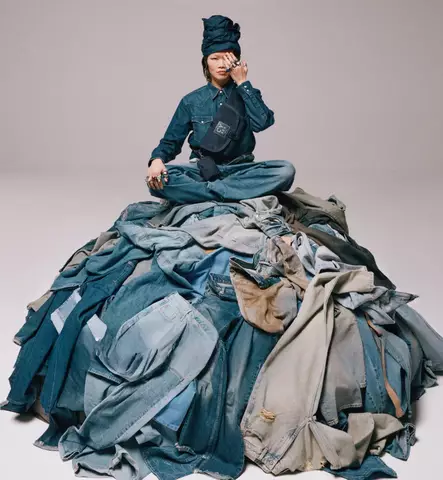 Cybex Priam 4 Lastenrattaat, Fashion rebellious luxury denim blue wauva - Lastenrattaat - 521002331-PRRL - 2