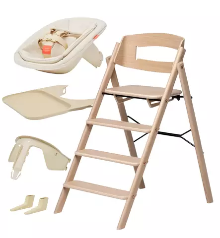 KAOS KLAPP Syöttötuoli Starttipaketti All-in-One natural oak wauva - Syöttötuolit - KLA-OAK-NAT-PALL - 1