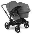 Bugaboo Donkey 6 Double Sisarusvaunut moon grey wauva - Kaksos- ja sisarusrattaat - 100370004-PDOUBL - 1