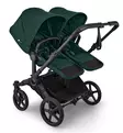 Bugaboo Donkey 6 Double Sisarusvaunut fern green wauva - Kaksos- ja sisarusrattaat - 100370006-PDOUBL - 2