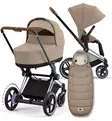 Cybex ePriam 4 Lastenvaunujen Starttipaketti Platinum lämpöpussilla beige wauva - Yhdistelmävaunut - 521002349-PCBL - 1
