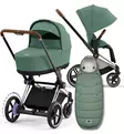 Cybex ePriam 4 Lastenvaunujen Starttipaketti Platinum lämpöpussilla - Yhdistelmävaunut - 521002349-PLGL - 1