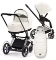 Cybex ePriam 4 Lastenvaunujen Starttipaketti Platinum lämpöpussilla white wauva - Yhdistelmävaunut - 521002357-POWL - 1
