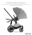 Cybex ePriam 4 Lastenvaunujen Starttipaketti Platinum lämpöpussilla white wauva - Yhdistelmävaunut - 521002365-POWL - 12