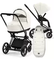 Cybex ePriam 4 Lastenvaunujen Starttipaketti Platinum lämpöpussilla white wauva - Yhdistelmävaunut - 521002365-POWL - 1