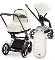 Cybex ePriam 4 Lastenvaunujen Starttipaketti Platinum lämpöpussilla white wauva - Yhdistelmävaunut - 521002373-POWL - 1