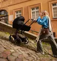 Cybex ePriam 4 Lastenvaunujen Starttipaketti Platinum lämpöpussilla white wauva - Yhdistelmävaunut - 521002373-POWL - 2