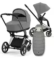 Cybex Priam 4 Lastenvaunujen Starttipaketti Platinum lämpöpussilla grey wauva - Yhdistelmävaunut - 521002325-PMGL - 1