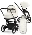 Cybex Priam 4 Lastenvaunujen Starttipaketti Platinum lämpöpussilla white wauva - Yhdistelmävaunut - 521002331-POWL - 1