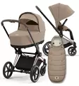 Cybex Priam 4 Lastenvaunujen Starttipaketti Platinum lämpöpussilla beige wauva - Yhdistelmävaunut - 521002337-PCBL - 1