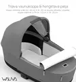 Cybex Priam 4 Lastenvaunujen Starttipaketti Platinum lämpöpussilla grey wauva - Yhdistelmävaunut - 521002337-PMGL - 6