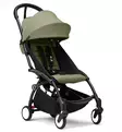 Stokke Yoyo3  Matkarattaat mustalla rungolla olive wauva - Matkarattaat - 646002-POL - 1