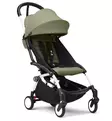 Stokke Yoyo3 Matkarattaat valkoisella rungolla olive wauva - Matkarattaat - 646001-POL - 1