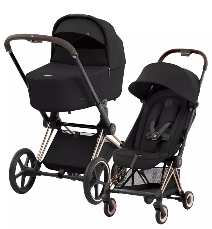Cybex Priam 4 Lastenvaunut & Coya matkarattaat Starttipaketti sepia black wauva - Yhdistelmävaunut - 521002337-SPCOYBL - 1