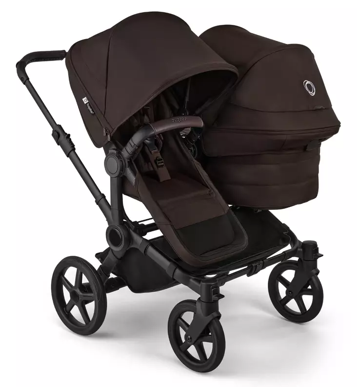 Bugaboo Donkey 6 Double Sisarusvaunut cocoa brown wauva - Kaksos- ja sisarusrattaat - 100370007-PDOUBL - 1