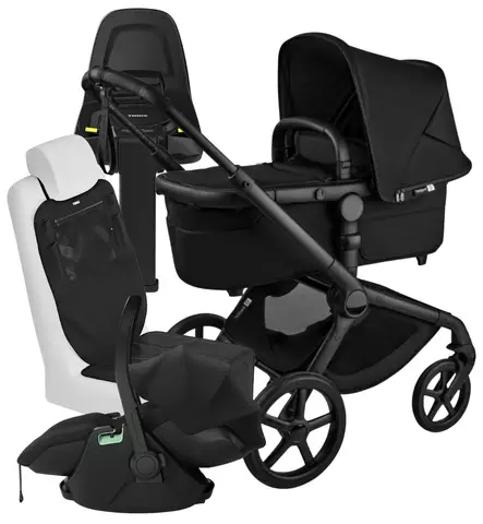 Bugaboo Fox5 Renew Lastenvaunujen Starttipaketti Thule Maple turvakaukalolla ja Alfi jalustalla wauva - Yhdistelmävaunut - 100051131-PM - 1