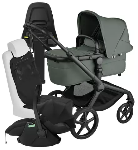 Bugaboo Fox 5 Renew Lastenvaunujen Starttipaketti Thule Maple turvakaukalolla ja Alfi jalustalla - Yhdistelmävaunut - 100051141-PM - 1