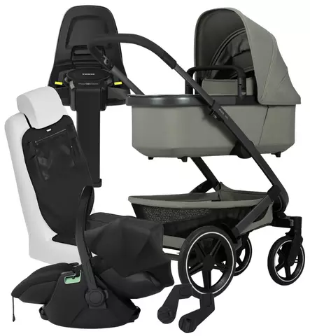 Joolz Geo3 Lastenvaunujen Starttipaketti Thule Maple turvakaukalolla ja Alfi jalustalla wauva - Yhdistelmävaunut - 071220-PM - 1