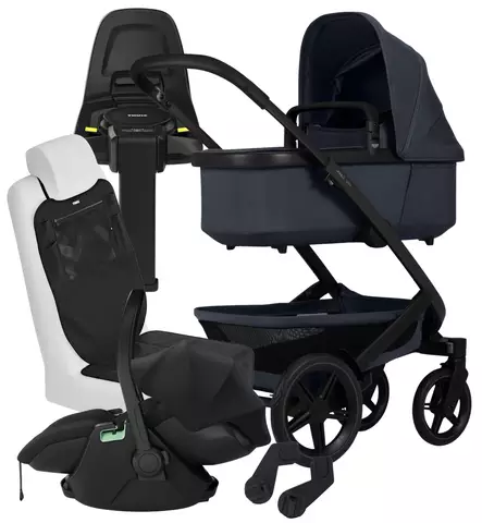 Joolz Geo3 Lastenvaunujen Starttipaketti Thule Maple turvakaukalolla ja Alfi jalustalla wauva - Yhdistelmävaunut - 071270-PM - 1