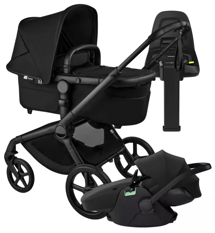 Bugaboo Fox5 Renew Lastenvaunujen Starttipaketti Thule Maple turvakaukalolla ja Alfi jalustalla - Yhdistelmävaunut - 100051131-PM - 1