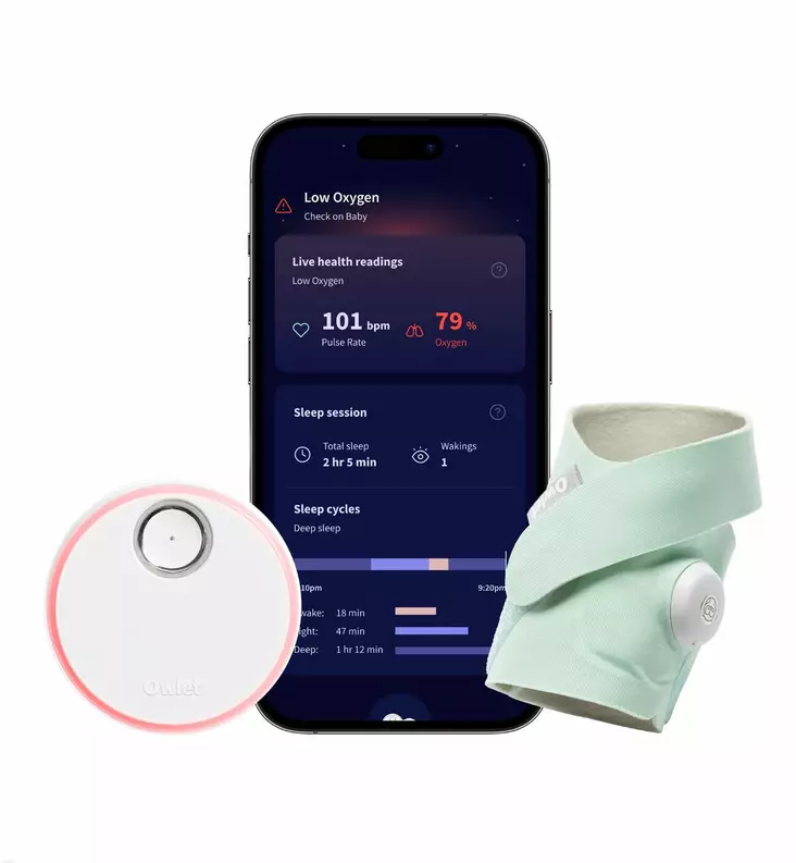 Owlet dream sock =C3=A4lysukka itkuh=C3=A4lytin k=C3=A4tkyth=C3=A4lyti=
n monitori wauva - Itkuhälyttimet ja kätkythälyttimet - BMRHNNMIM - 1