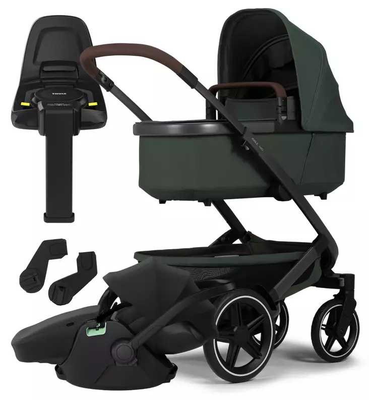 Joolz Geo3 Lastenvaunujen Starttipaketti Thule Maple turvakaukalolla ja Alfi jalustalla wauva - Yhdistelmävaunut - 071200-PM - 1