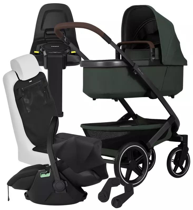 Joolz Geo3 Lastenvaunujen Starttipaketti Thule Maple turvakaukalolla ja Alfi jalustalla wauva - Yhdistelmävaunut - 071200-PM - 1