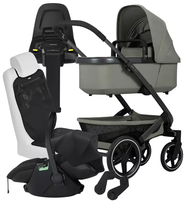 Joolz Geo3 Lastenvaunujen Starttipaketti Thule Maple turvakaukalolla ja Alfi jalustalla wauva - Yhdistelmävaunut - 071220-PM - 1