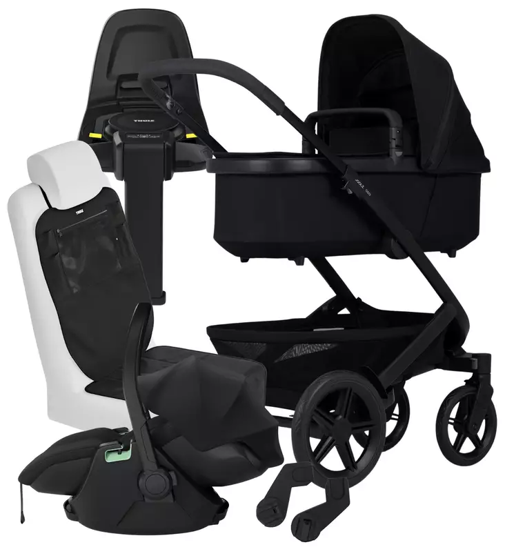 Joolz Geo3 Lastenvaunujen Starttipaketti Thule Maple turvakaukalolla ja Alfi jalustalla wauva - Yhdistelmävaunut - 071240-PM - 1