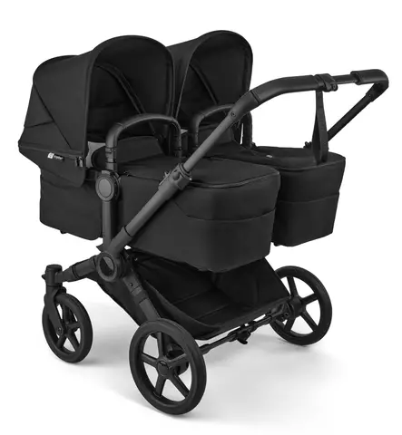 Bugaboo Donkey 6 Twin Kaksosten vaunut heritage black wauva - Kaksos- ja sisarusrattaat - 100370002-PTWIN - 1