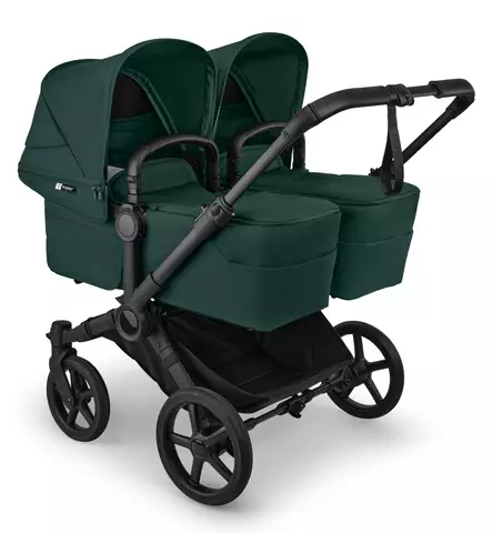 Bugaboo Donkey 6 Twin Kaksosten vaunut fern green wauva - Kaksos- ja sisarusrattaat - 100370006-PTWIN - 1