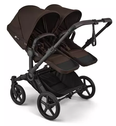 Bugaboo Donkey 6 Twin Kaksosten vaunut cocoa brown wauva - Kaksos- ja sisarusrattaat - 100370007-PTWIN - 2