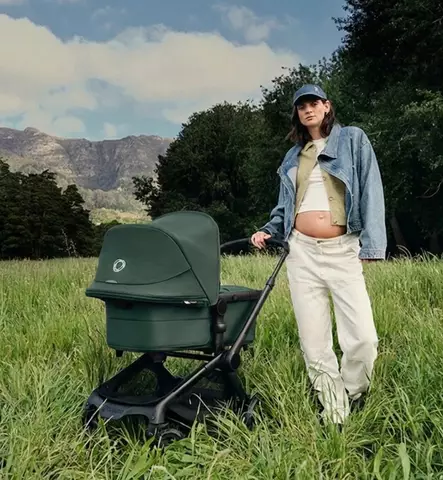 Bugaboo Fox5 Renew Lastenvaunujen Starttipaketti Baby Nest kantokopalla fern green wauva - Yhdistelmävaunut - 100403013-PBN - 2