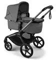 Bugaboo Fox5 Renew Lastenvaunujen Starttipaketti Baby Nest kantokopalla moon grey wauva - Yhdistelmävaunut - 100051133-PBN - 3