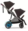 Cybex eGazelle S Twin Kaksosvaunut chocolate brown wauva - Kaksos- ja sisarusrattaat - 525000175-TWIN - 2