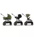 Cybex Gazelle S Twin Kaksosvaunut moss green wauva - Kaksos- ja sisarusrattaat - 525000121-TWIN - 19
