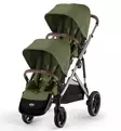 Cybex Gazelle S Twin Kaksosvaunut moss green wauva - Kaksos- ja sisarusrattaat - 525000121-TWIN - 2