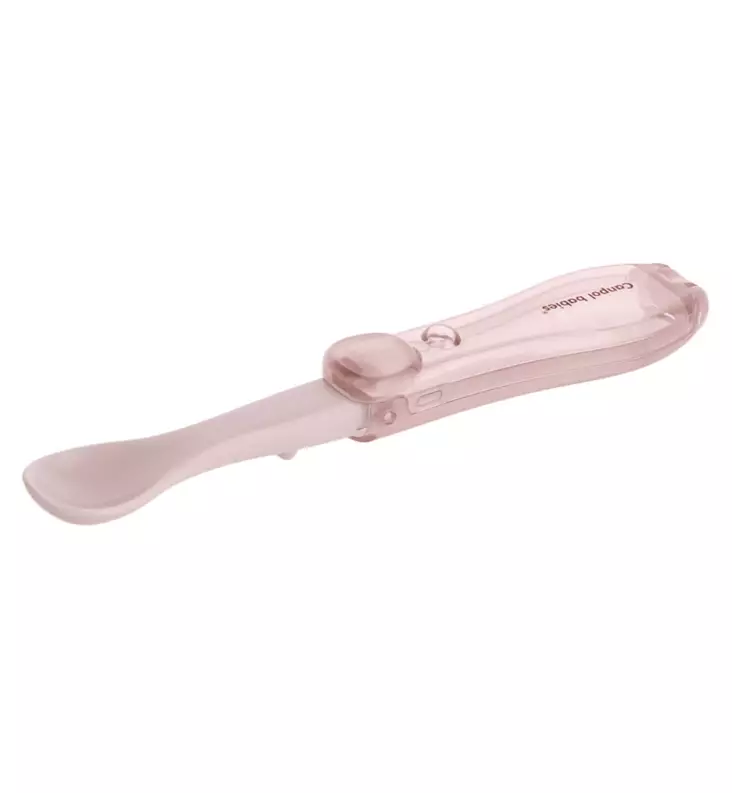 CanpolBabies_taitettava_lasten_matkalusikka_vaaleanpunainen_wauva - Lasten ensilusikat ja aterimet - 56_611_pin - 1