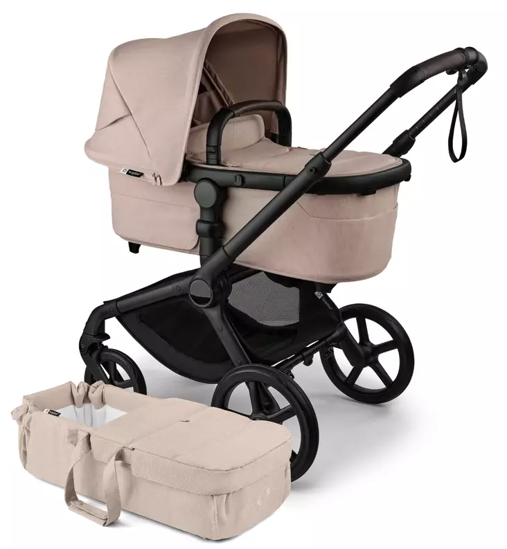Bugaboo Fox5 Renew Lastenvaunujen Starttipaketti Baby Nest kantokopalla desert taupe wauva - Yhdistelmävaunut - 100051124-PBN - 1