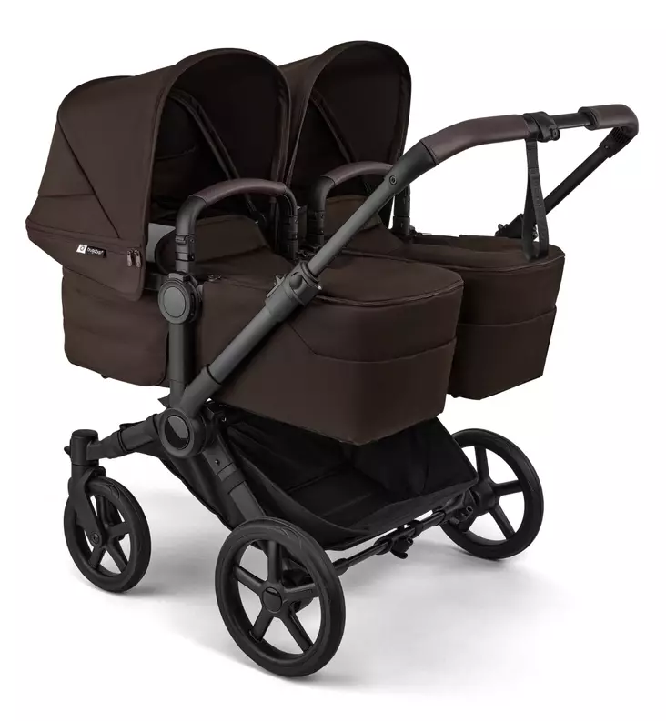 Bugaboo Donkey 6 Twin Kaksosten vaunut cocoa brown wauva - Kaksos- ja sisarusrattaat - 100370007-PTWIN - 1