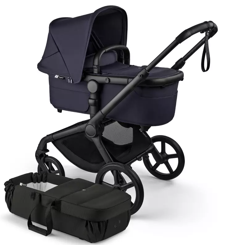 Bugaboo Fox5 Renew Lastenvaunujen Starttipaketti Baby Nest kantokopalla indigo blue wauva - Yhdistelmävaunut - 100051129-PBN - 1