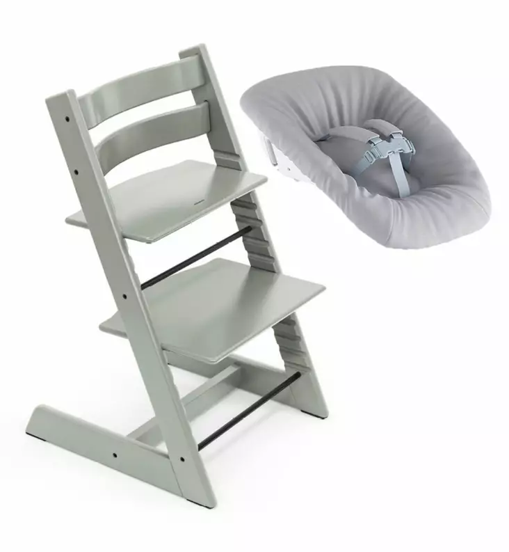 Stokke Tripp Trapp syÃ¶ttÃ¶tuoli newbornset vastasyntyneelle Glacier Green Wauva - Syöttötuolit - 100139-PN - 1