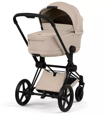 Cybex Priam Comfort Lastenvaunut Lämpöpussilla cozy beige matt black wauva - Yhdistelmävaunut - 526000021-PLAMPO - 2