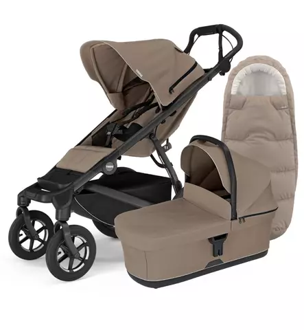 Thule Urban Glide 3 Lastenvaunut Lämpöpussilla 4wheel tinted taupe wauva - Yhdistelmävaunut - 10101997-PLAMPO - 1