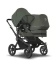 Bugaboo_Donkey5_Duo_sisarusratas_forest_Green_mustalla_rungolla_wauva - Kaksos- ja sisarusrattaat - 100000004-DUO - 1
