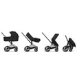 Cybex ePriam Comfort Lastenvaunut Lämpöpussilla rose gold sepia black wauva - Yhdistelmävaunut - 526000041-PLAMPO - 41